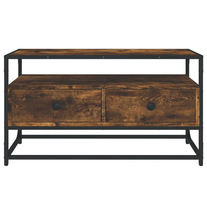 TV-Schrank Räuchereiche 80x35x45 cm Holzwerkstoff