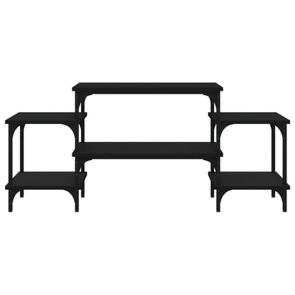 TV-Schrank Schwarz 117x35x52 cm Holzwerkstoff