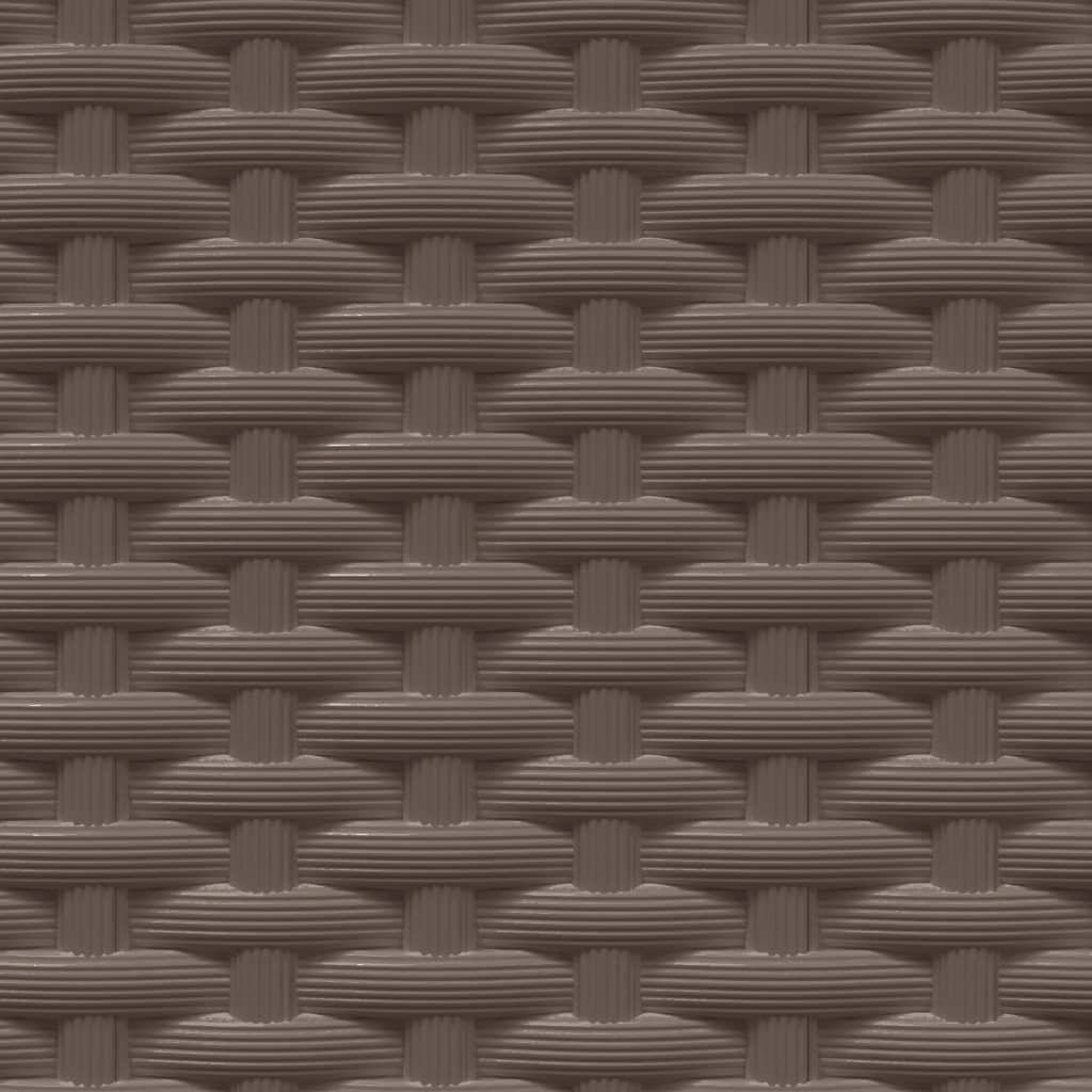 Pflanzkübel 4 Stk. Braun 30x30x37 cm Polypropylen