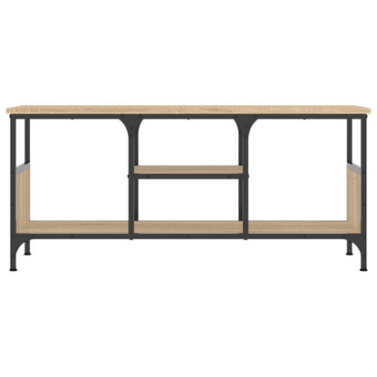 TV-Schrank Sonoma-Eiche 100x35x45 cm Holzwerkstoff & Eisen