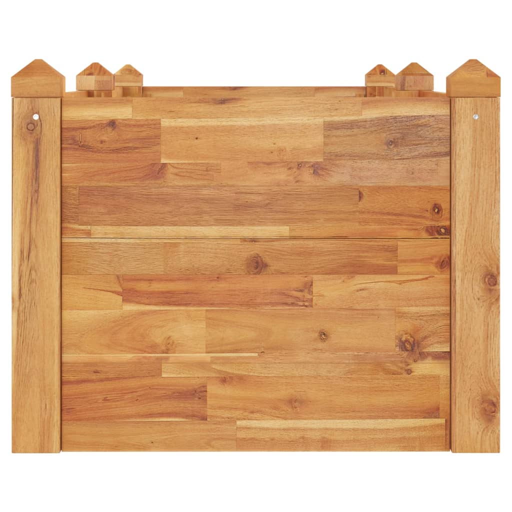Hochbeet 160x60x44 cm Massivholz Akazie