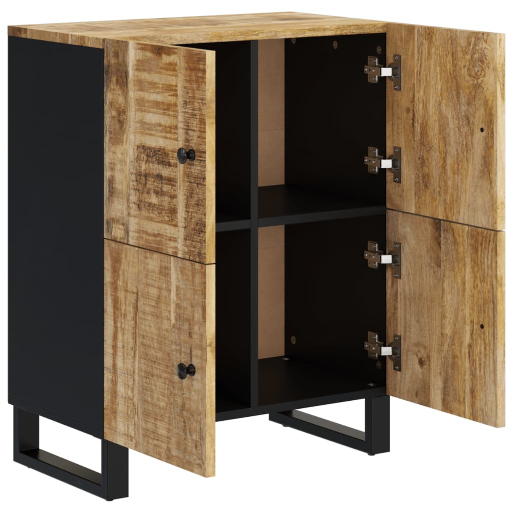 Sideboard mit 4 Türen 60x33x75 cm Massivholz Mango