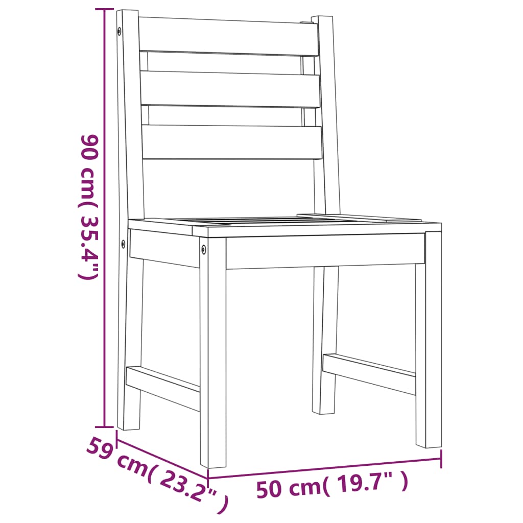 7-tlg. Garten-Essgruppe Massivholz Teak