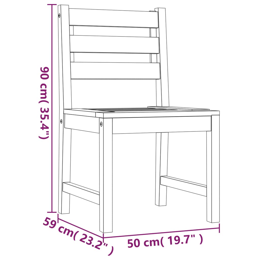 9-tlg. Garten-Essgruppe Massivholz Teak