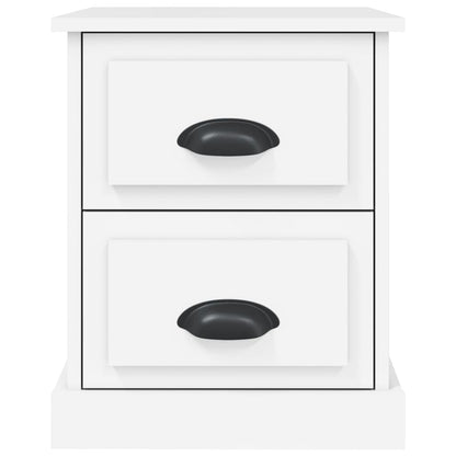 Nachttisch Weiß 39x39x47,5 cm Holzwerkstoff