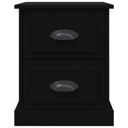 Nachttisch Schwarz 39x39x47,5 cm Holzwerkstoff