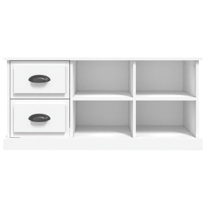 TV-Schrank Weiß 102x35,5x47,5 cm Holzwerkstoff