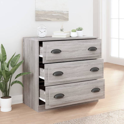 Sideboard Grau Sonoma 70x35,5x67,5 cm Holzwerkstoff