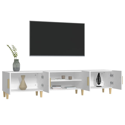 TV-Schrank Weiß 180 x 31,5 x 40 cm Holzwerkstoff