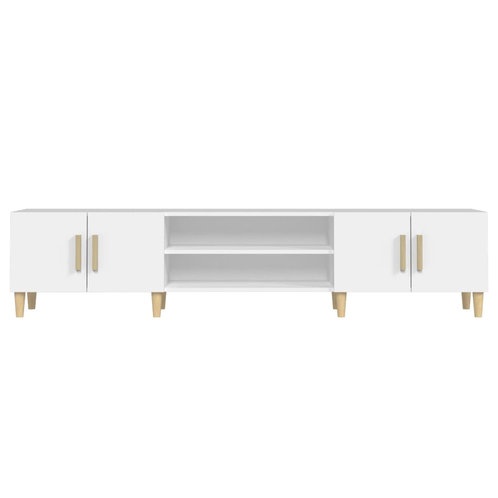 TV-Schrank Weiß 180 x 31,5 x 40 cm Holzwerkstoff