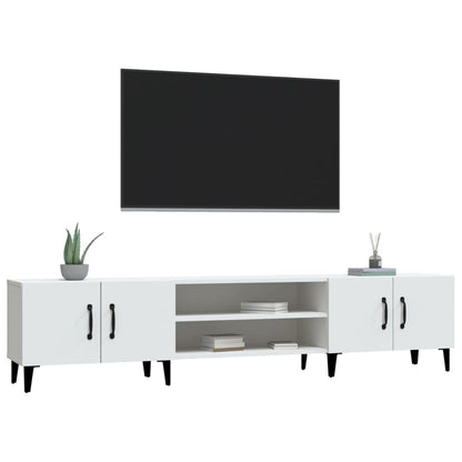TV-Schrank Weiß 180 x 31,5 x 40 cm Holzwerkstoff