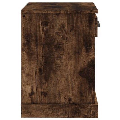 Nachttische 2 Stk. Räuchereiche 43x36x50 cm