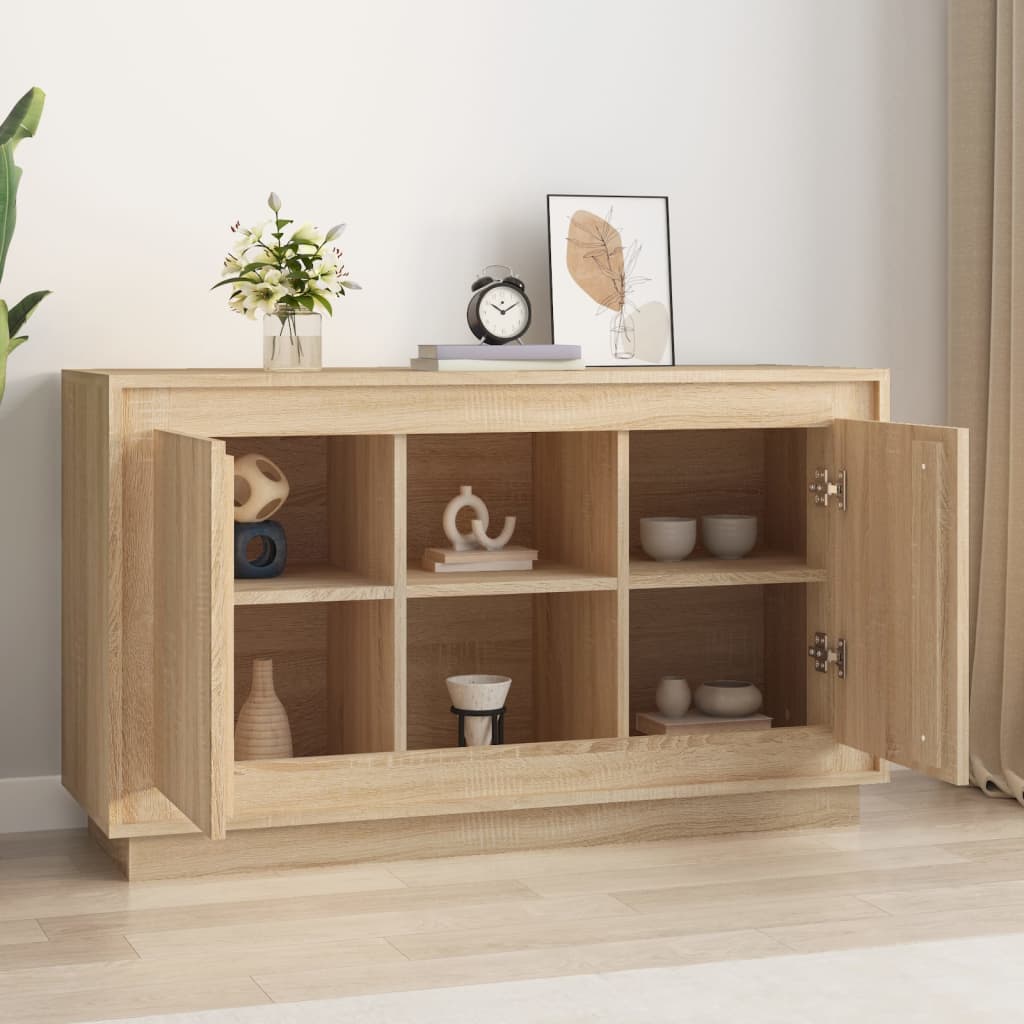 Sideboard Sonoma-Eiche 102x35x60 cm Holzwerkstoff