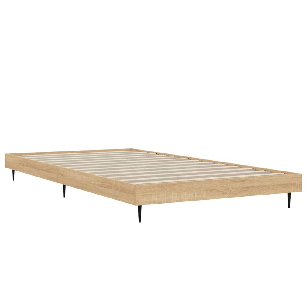 Bettgestell Sonoma-Eiche 90x200 cm Holzwerkstoff