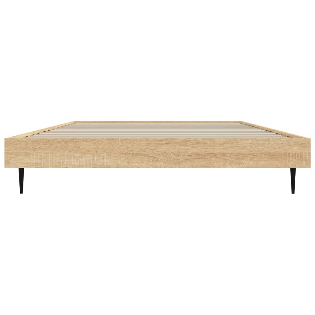 Bettgestell Sonoma-Eiche 90x200 cm Holzwerkstoff