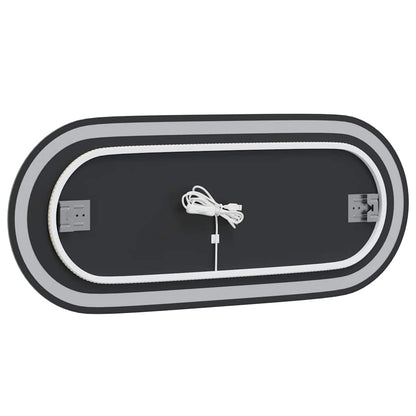 LED-Badspiegel 90x40 cm Oval