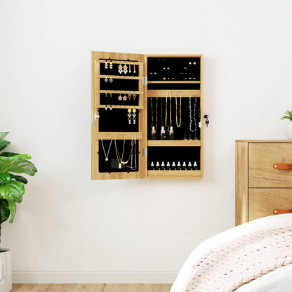 Spiegel-Schmuckschrank mit LED-Beleuchtung Wandmontage