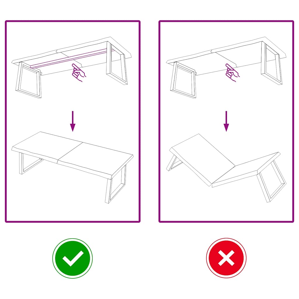 Wandregal Dunkelbraun 140x50x(2-6)cm Massivholz Eiche Behandelt