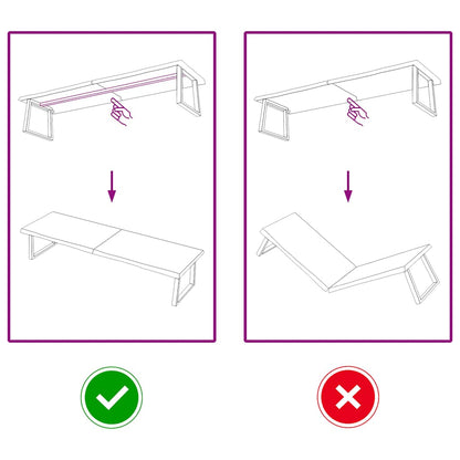 Wandregal Dunkelbraun 200x50x(2-4)cm Massivholz Eiche Behandelt