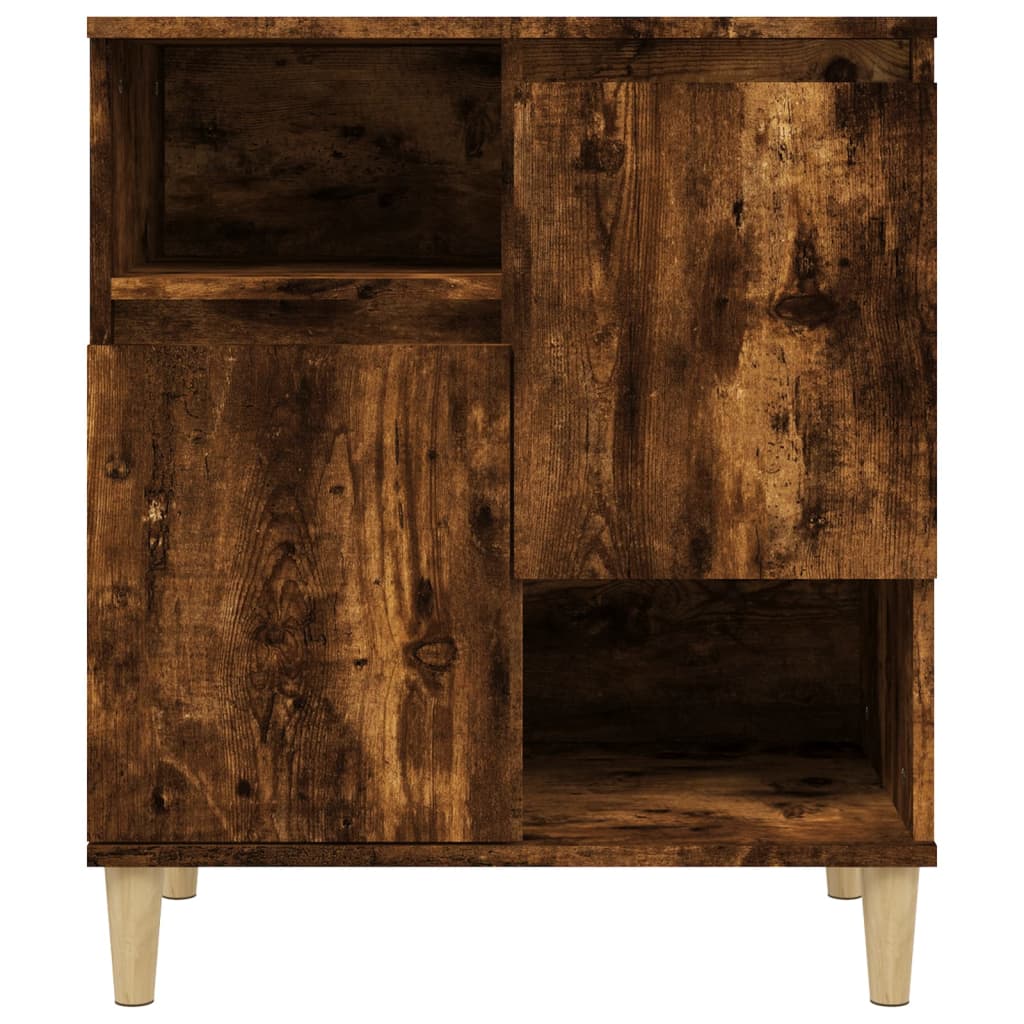 Sideboards 3 Stk. Räuchereiche 60x35x70 cm Holzwerkstoff