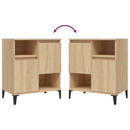 Sideboards 3 Stk. Sonoma-Eiche 60x35x70 cm Holzwerkstoff