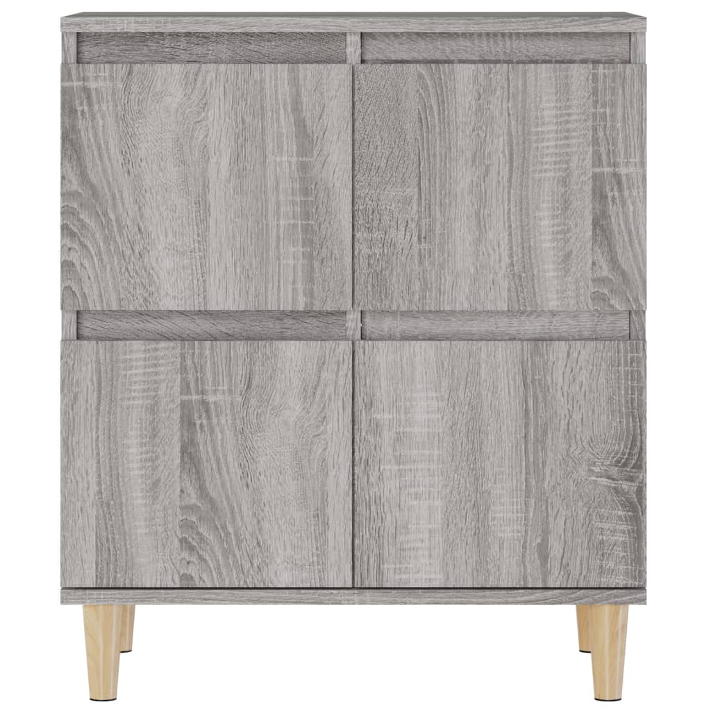 Sideboards 3 Stk. Grau Sonoma 60x35x70 cm Holzwerkstoff