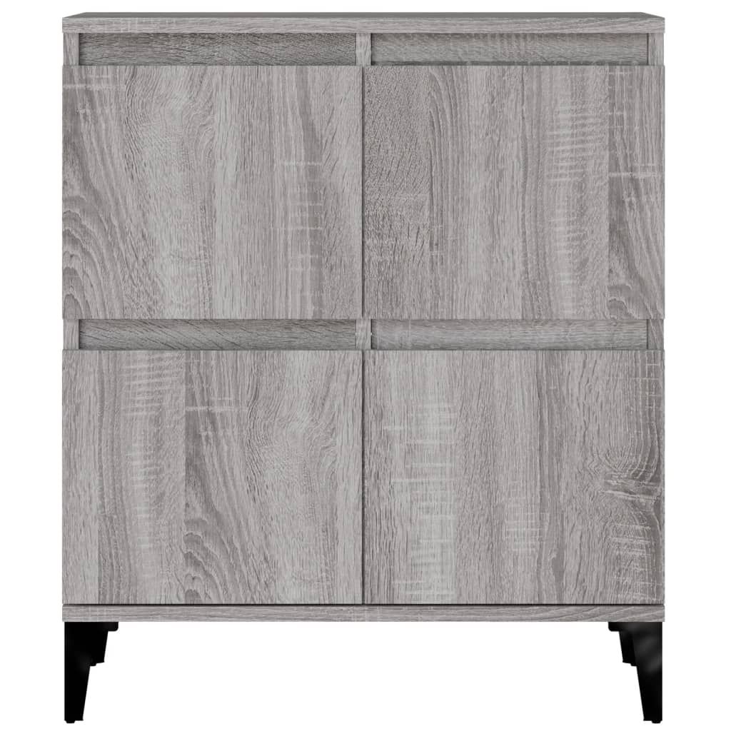 Sideboards 3 Stk. Grau Sonoma 60x35x70 cm Holzwerkstoff