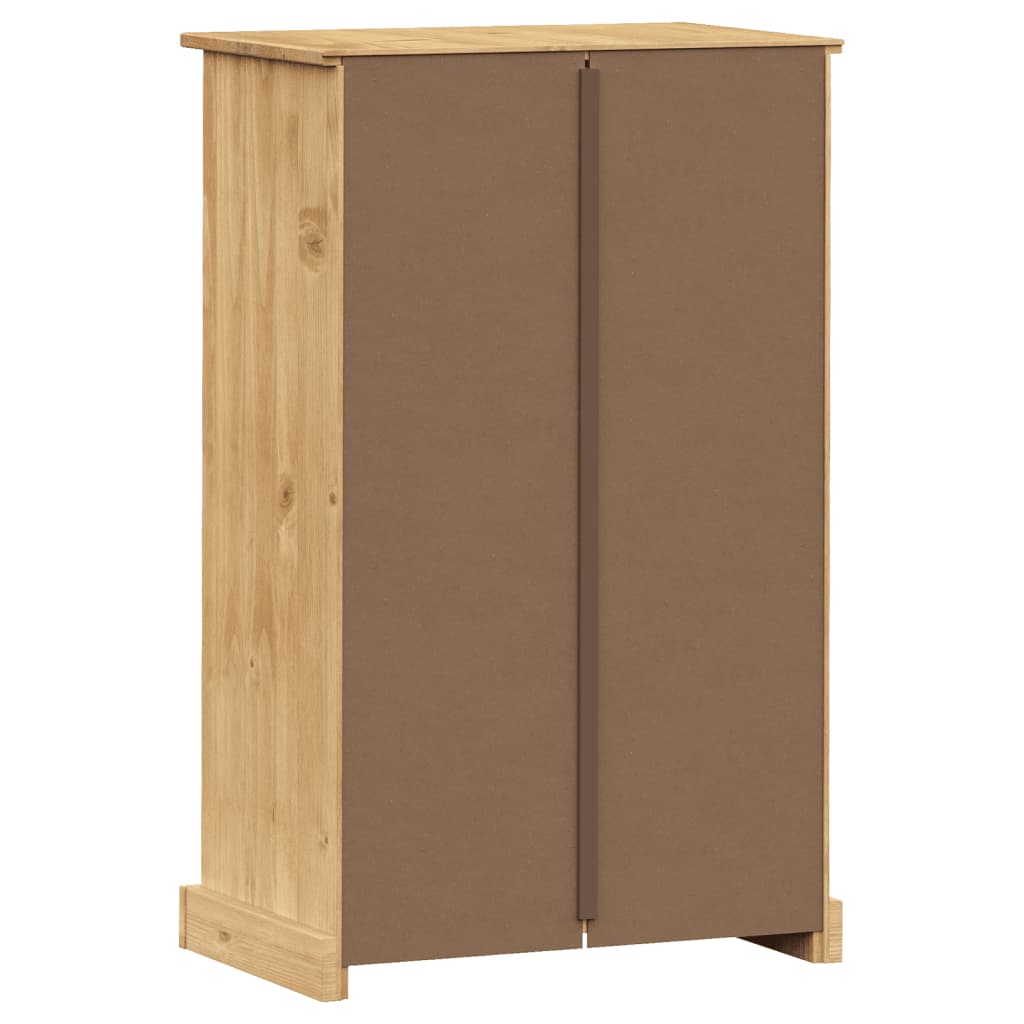 Schuhschrank VIGO 60x35x96 cm Massivholz Kiefer