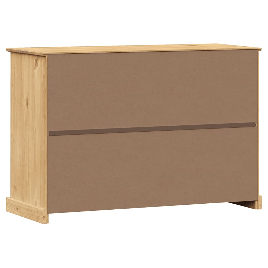 Sideboard mit Schubladen VIGO 113x40x75 cm Massivholz Kiefer