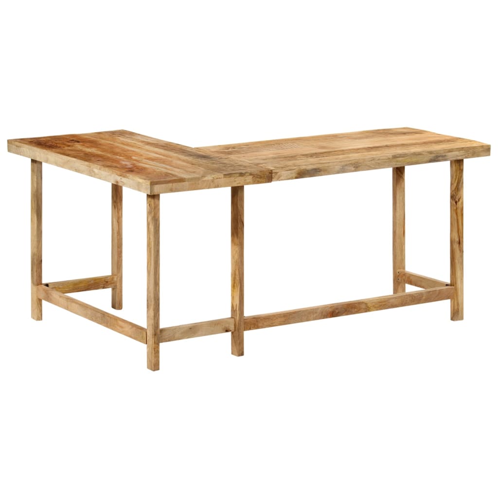 Schreibtisch 165x110x75 cm Massivholz Mango