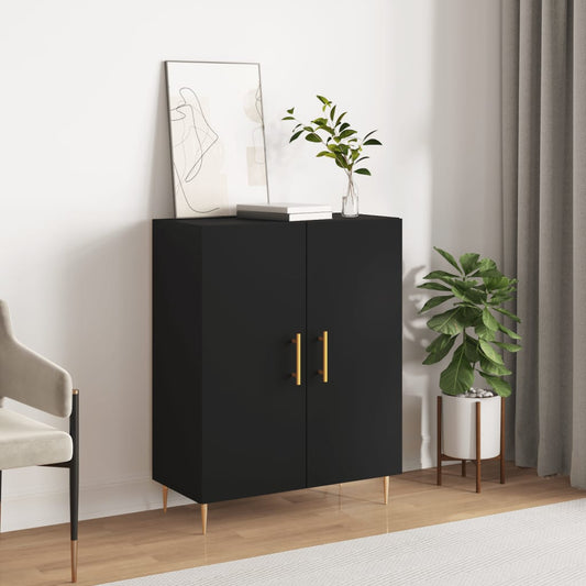 Sideboard Schwarz 69,5x34x90 cm Holzwerkstoff