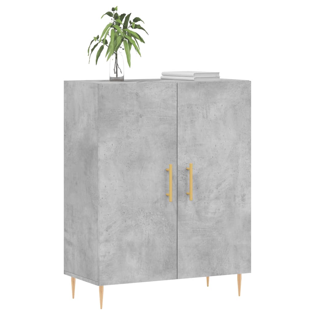 Sideboard Betongrau 69,5x34x90 cm Holzwerkstoff