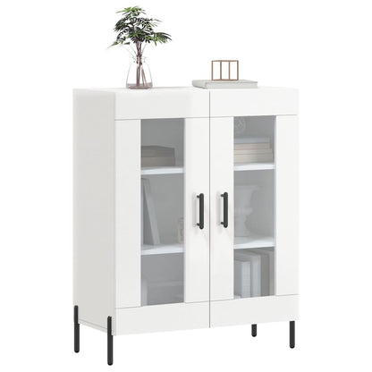 Sideboard Hochglanz-Weiß 69,5x34x90 cm Holzwerkstoff