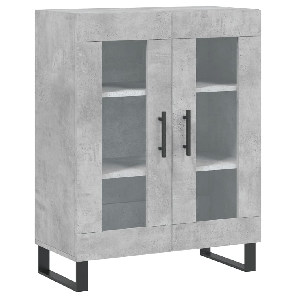 Sideboard Betongrau 69,5x34x90 cm Holzwerkstoff
