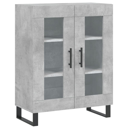 Sideboard Betongrau 69,5x34x90 cm Holzwerkstoff