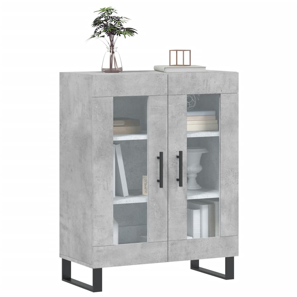 Sideboard Betongrau 69,5x34x90 cm Holzwerkstoff