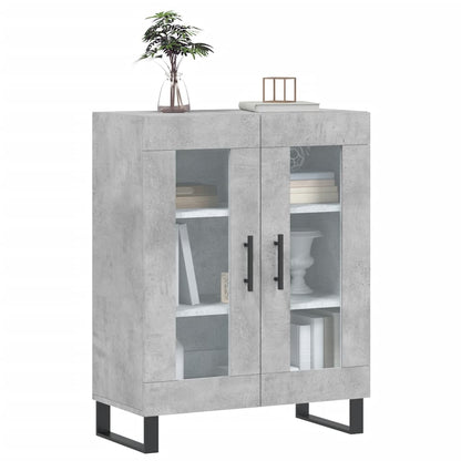 Sideboard Betongrau 69,5x34x90 cm Holzwerkstoff