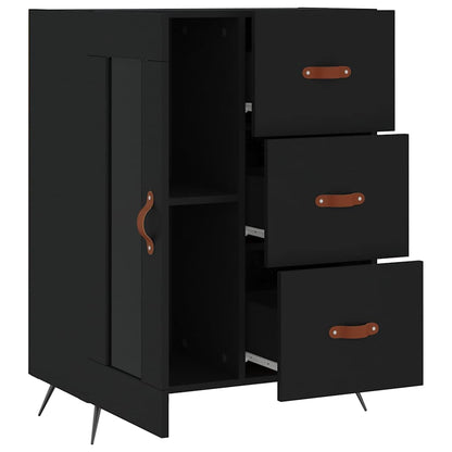 Sideboard Schwarz 69,5x34x90 cm Holzwerkstoff