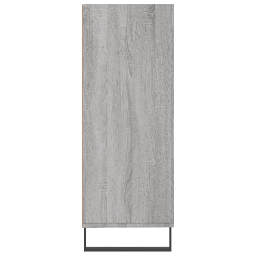 Regalschrank Grau Sonoma 69,5x32,5x90 cm Holzwerkstoff