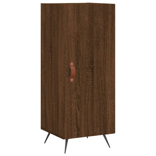Sideboard Braun Eichen-Optik 34,5x34x90 cm Holzwerkstoff