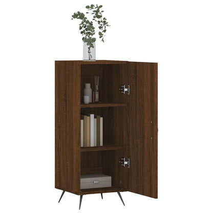 Sideboard Braun Eichen-Optik 34,5x34x90 cm Holzwerkstoff