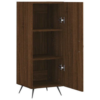 Sideboard Braun Eichen-Optik 34,5x34x90 cm Holzwerkstoff