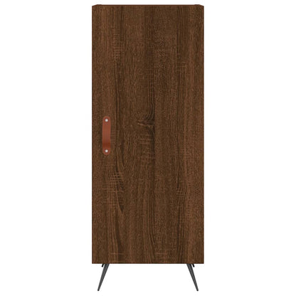 Sideboard Braun Eichen-Optik 34,5x34x90 cm Holzwerkstoff