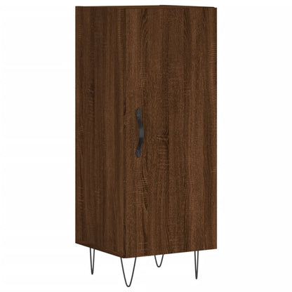 Sideboard Braun Eichen-Optik 34,5x34x90 cm Holzwerkstoff