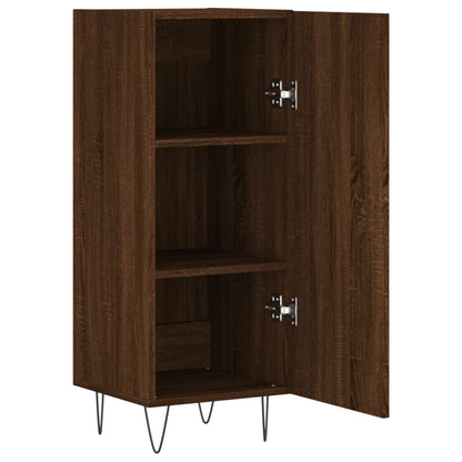 Sideboard Braun Eichen-Optik 34,5x34x90 cm Holzwerkstoff
