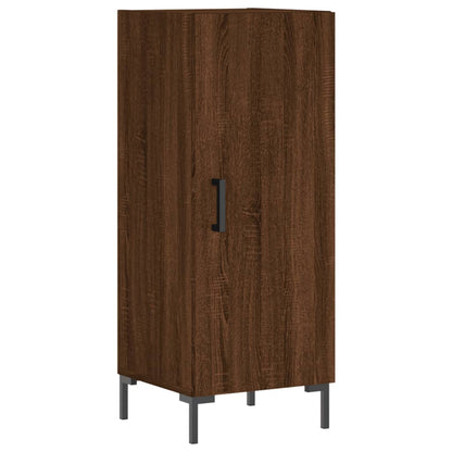 Sideboard Braun Eichen-Optik 34,5x34x90 cm Holzwerkstoff