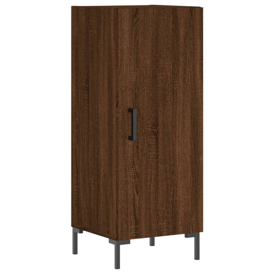 Sideboard Braun Eichen-Optik 34,5x34x90 cm Holzwerkstoff