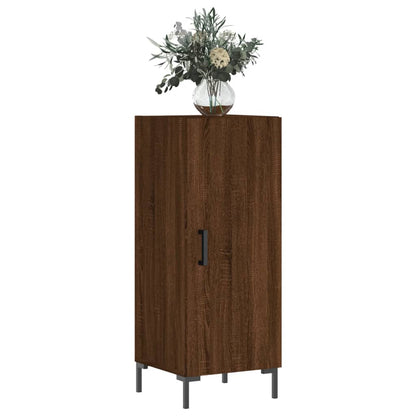 Sideboard Braun Eichen-Optik 34,5x34x90 cm Holzwerkstoff