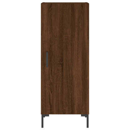 Sideboard Braun Eichen-Optik 34,5x34x90 cm Holzwerkstoff