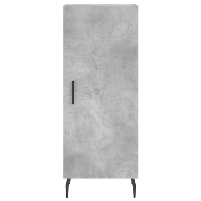 Sideboard Betongrau 34,5x34x90 cm Holzwerkstoff
